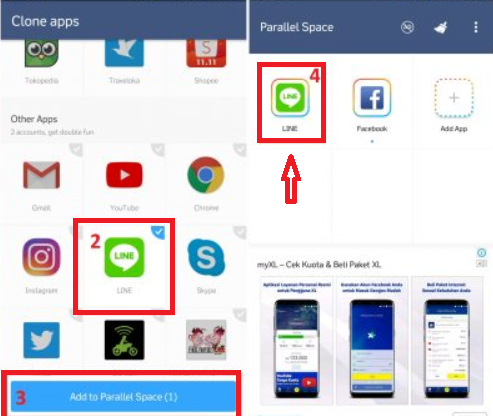 Cara Membuat 2 Akun Line Dalam 1 Hp Android