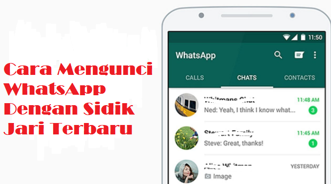 Cara Mengunci WhatsApp Dengan Sidik Jari Terbaru