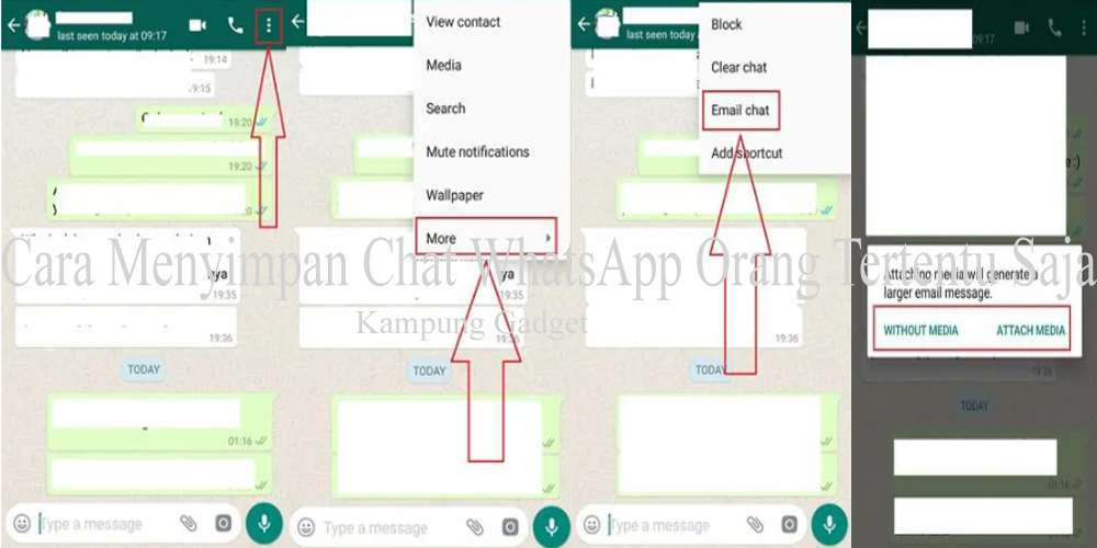 Cara Menyimpan Chat WhatsApp Orang Tertentu Saja