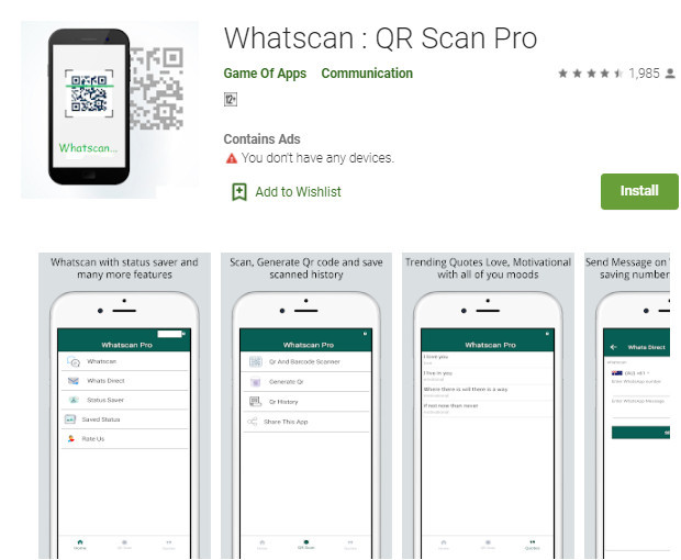 Cara Membuat WhatsApp 1 Nomor Untuk 2 HP Menggunakan Aplikasi WhatScan