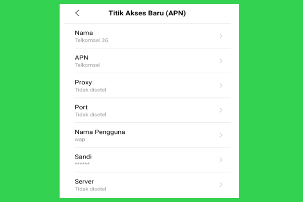 APN Telkomsel 3G Tercepat