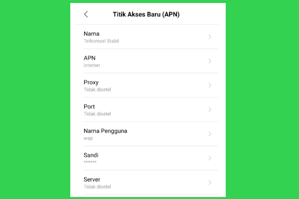 APN Telkomsel 4G Stabil