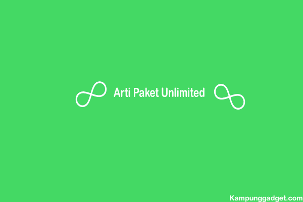 Arti Paket Unlimited Internet