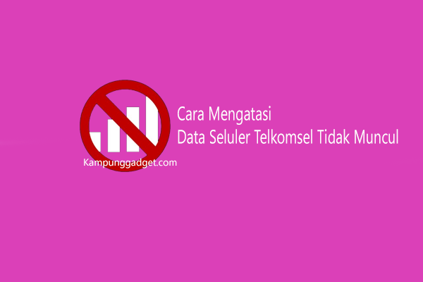 Cara Mengatasi Data Seluler Telkomsel Tidak Muncul