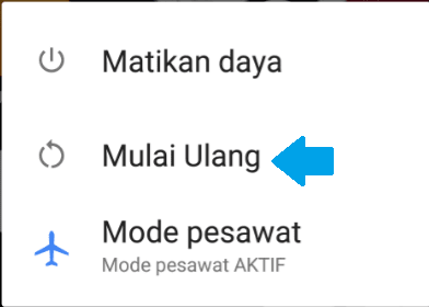 Cobalah Untuk Memulai Ulang HP