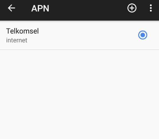 Rubah Pengaturan APN Telkomsel