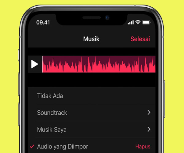 Cara Memasukan Lagu ke iPhone dengan Via Clips