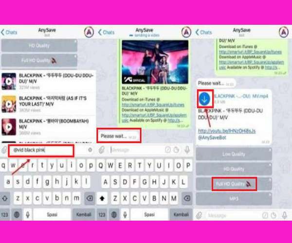 Cara Download Video di iPhone Via Telegram