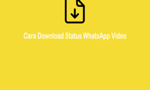 Cara Download Status WhatsApp Video Teman