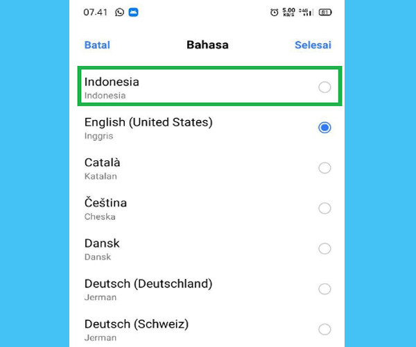 √ [2021] Cara Mengubah Bahasa WhatsApp Terbaru Dengan Mudah