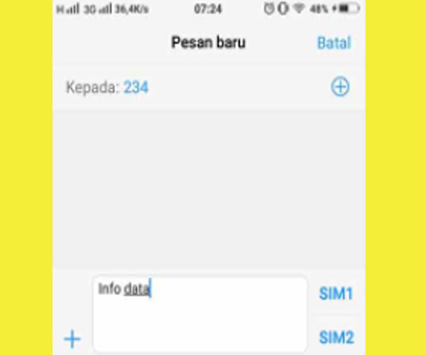 Cara Cek Pulsa 3 Melalui SMS