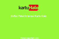 Daftar Paket Internet Kartu Halo Terbaik dan Unlimited Daftar Paket Internet Kartu Halo Terbaik dan Unlimited