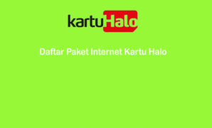 Daftar Paket Internet Kartu Halo Terbaik dan Unlimited