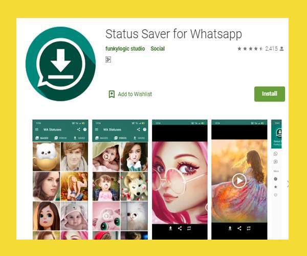 Download Video Story WhatsApp Dengan Aplikasi