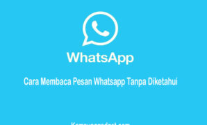 Rahasia Cara Membaca Pesan Whatsapp Tanpa Diketahui Pengirim