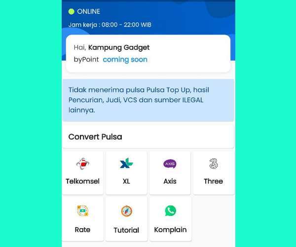 Cara Transfer Pulsa 3 Ke OVO & Gopay