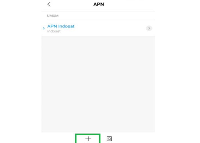 Setting APN Indosat di Android