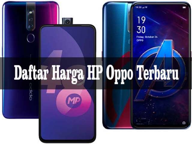 Daftar Harga HP Oppo Terbaru Tahun Ini