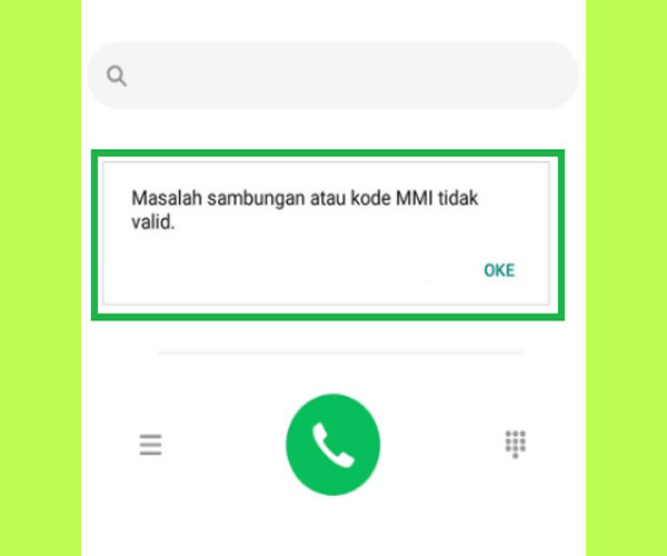 Penyebab Kode MMI Tidak Valid