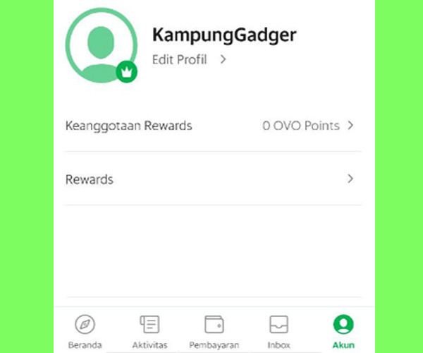 Akun Grab Customer Siap Digunakan