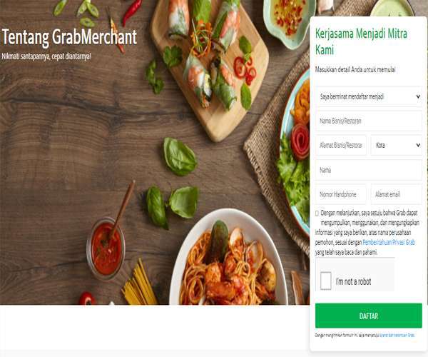 Cara Daftar GrabFood