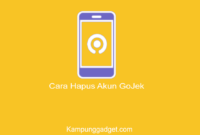 Cara Hapus Akun GoJek Secara Permanen