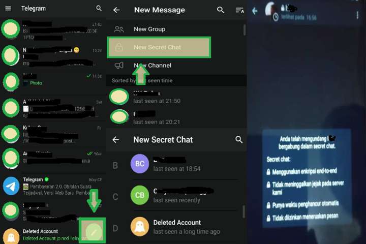 Cara Membuat Secret Chat di Telegram