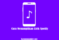 Cara Menampilkan Lirik Spotify iPhone dan Android Tanpa Aplikasi Cara Menampilkan Lirik Spotify iPhone dan Android Tanpa Aplikasi