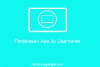 Penjelasan Apa itu Username