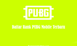 Daftar Rank PUBG Mobile Terbaru