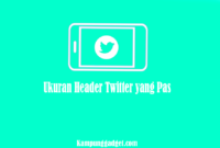 Ukuran Header Twitter