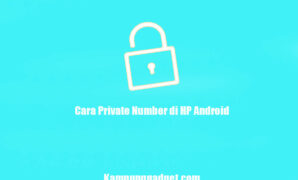 Cara Private Number di HP Android