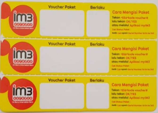 Syarat Pengisian Voucher Indosat