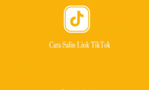 Cara Salin Link TikTok