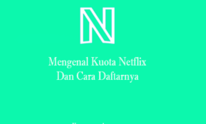 Mengenal Apa Itu Kuota Netflix Dan Cara Daftarnya