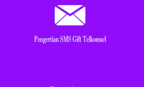 Pengertian SMS Gift Telkomsel