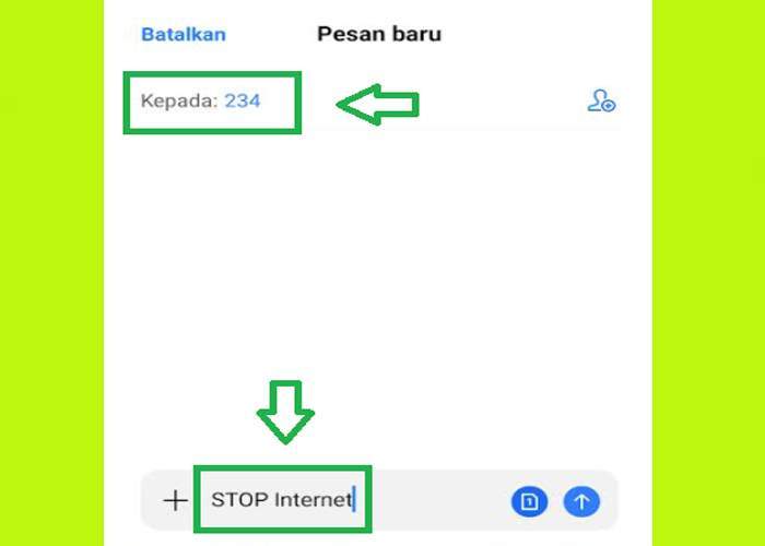 Cara Stop Paket Tri Kuota++