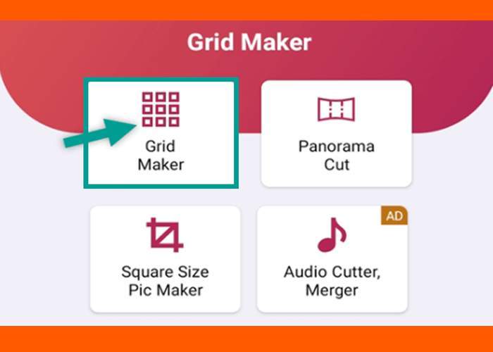 Dengan Aplikasi Grid Maker for Instagram