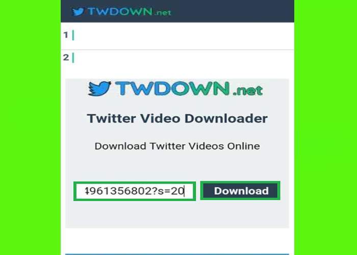 Download Video di Twitter Lewat HP