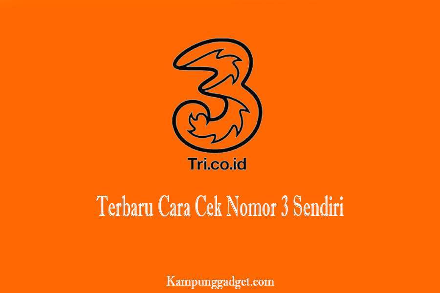 Cara Cek Nomor 3 Sendiri