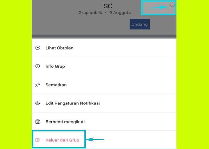 Cara Keluar Dari Grup Facebook Lite