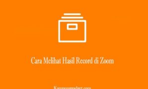 Cara Melihat Hasil Record di Zoom