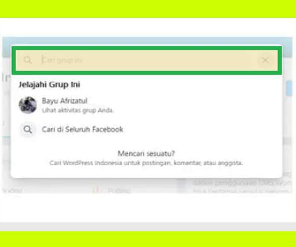 Cara Melihat Postingan Lama di Grup Facebook