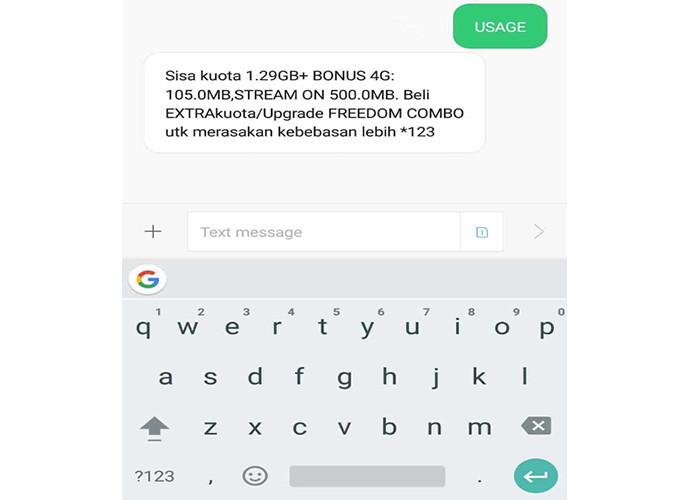 Cek Kuota Indosat Via WhatsApp