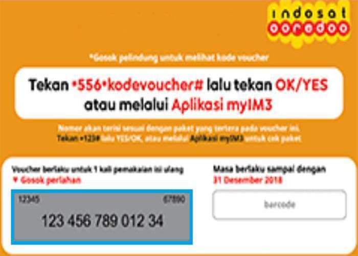 Coba Periksa Kembali Kode Voucher Untuk Mengatasi Voucher Kuota Indosat Tidak Masuk Atau Gagal