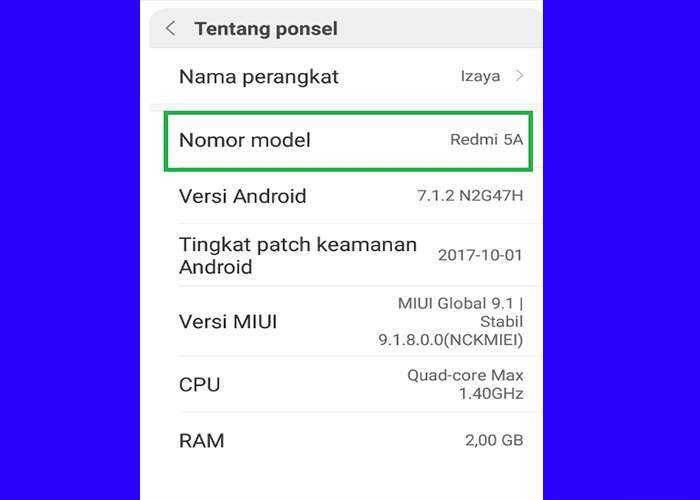 Cara Cek Tipe HP Xiaomi Lewat Pengaturan