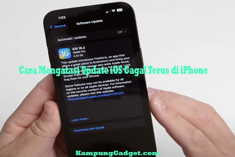 Cara Mengatasi Update iOS Gagal Terus di iPhone