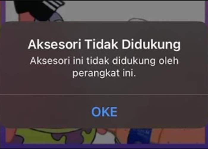 Penyebab Aksesoris iPhone Tidak Didukung