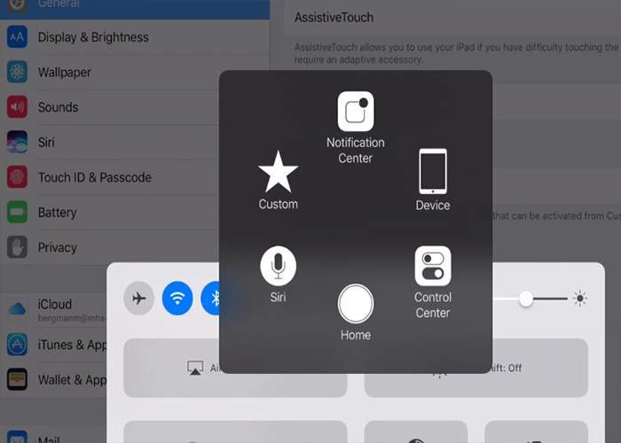 Cara Screenshots di iPad Dengan Assitive Touch