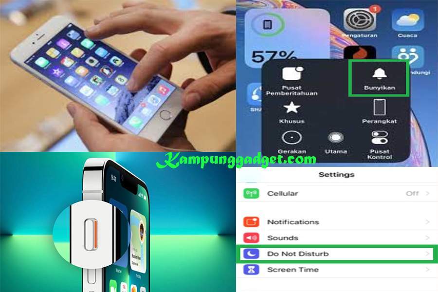 Cara Menghilangkan Mode Hening di iPhone